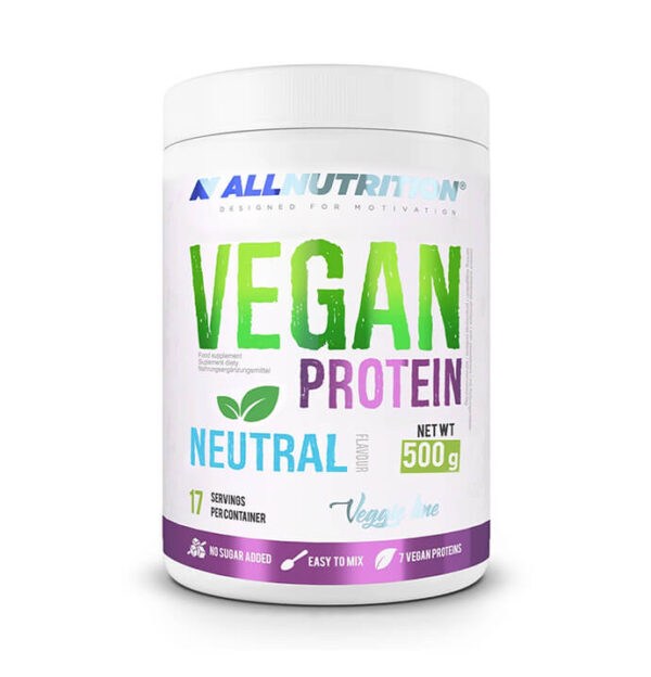 Vegan Protein Mix 500g (17 Servings): Without Flavor