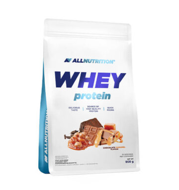 Whey Protein / ვეი პროტეინი 908 გ (30 დოზა): შოკოლადი + კარამელი / შრატის ცილა