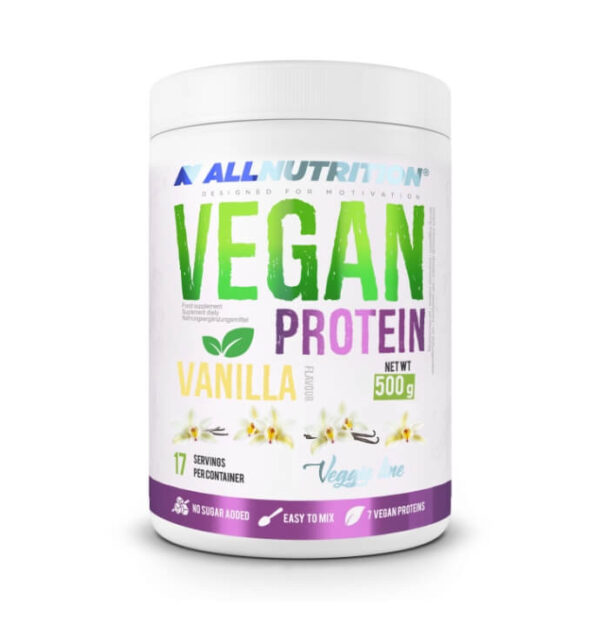 ვეგანური პროტეინი 500 გ (17 დოზა): ვანილი / Vegan Protein Tbilisi