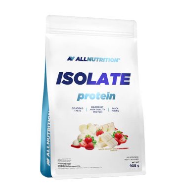 Whey Protein Isolate 908g (30 Servings): White Chocolate Strawberry